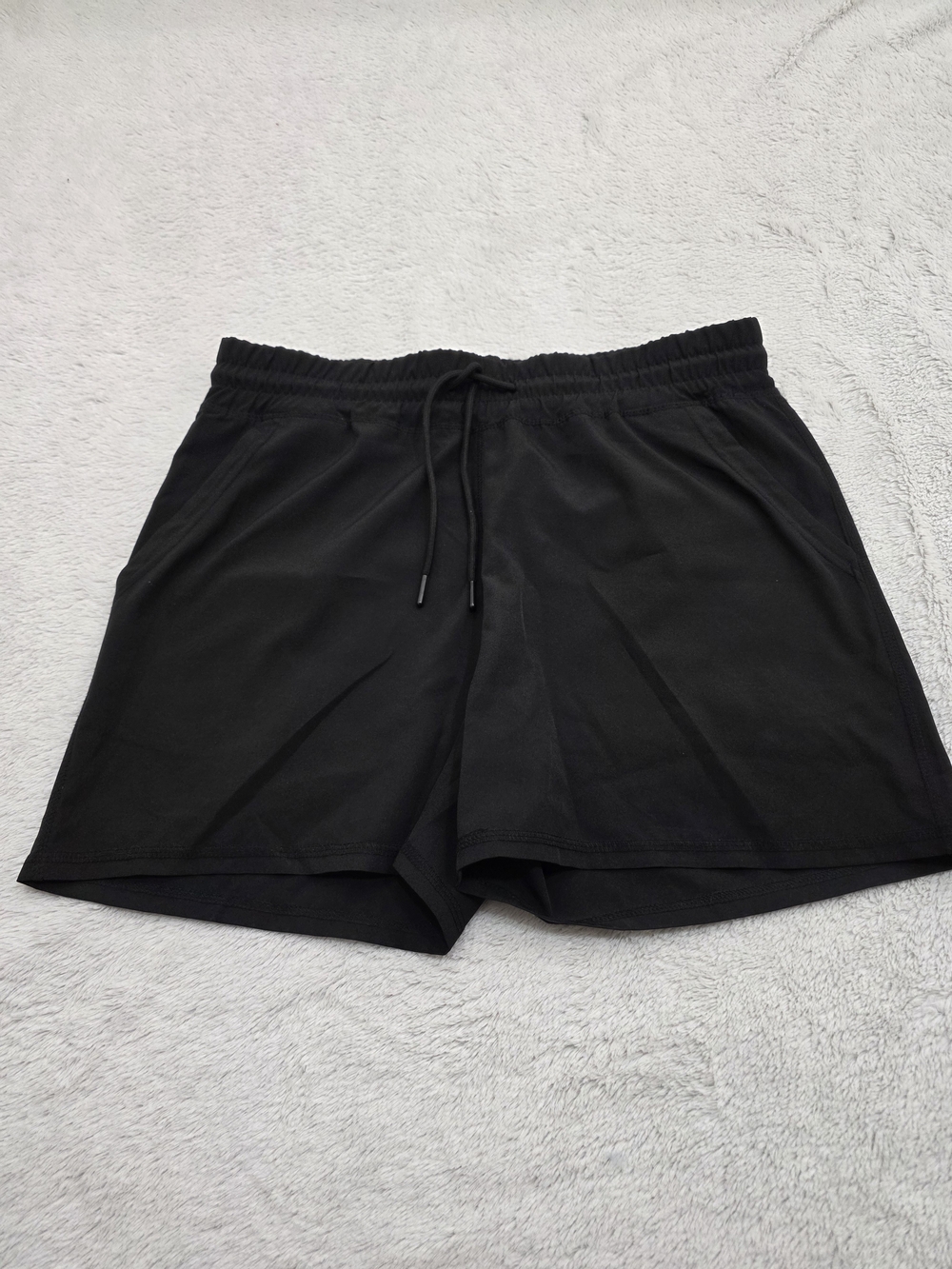 Beverly Hills Polo Club Women's Black Athletic Drawstring Shorts